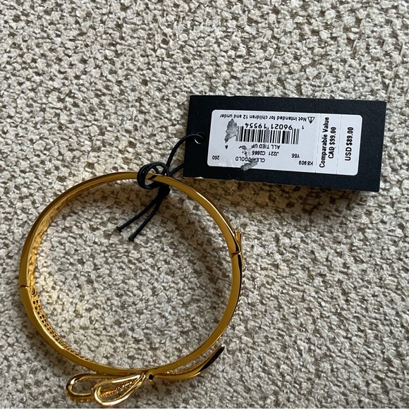 Kate Spade Gold Bow Bangle - Picture 4 of 4